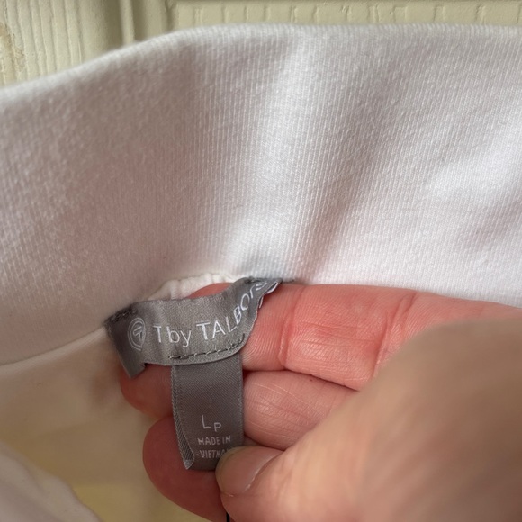 Talbots White Athletic Skort with Front Zip Pockets women’s LP summer NWT comfy - Picture 7 of 10